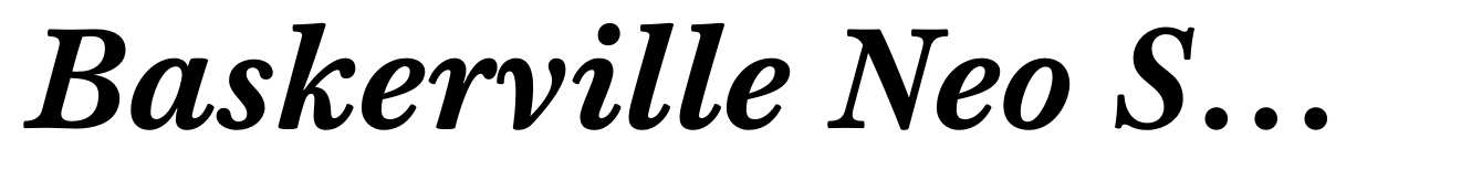 Baskerville Neo Small Bold Italic
